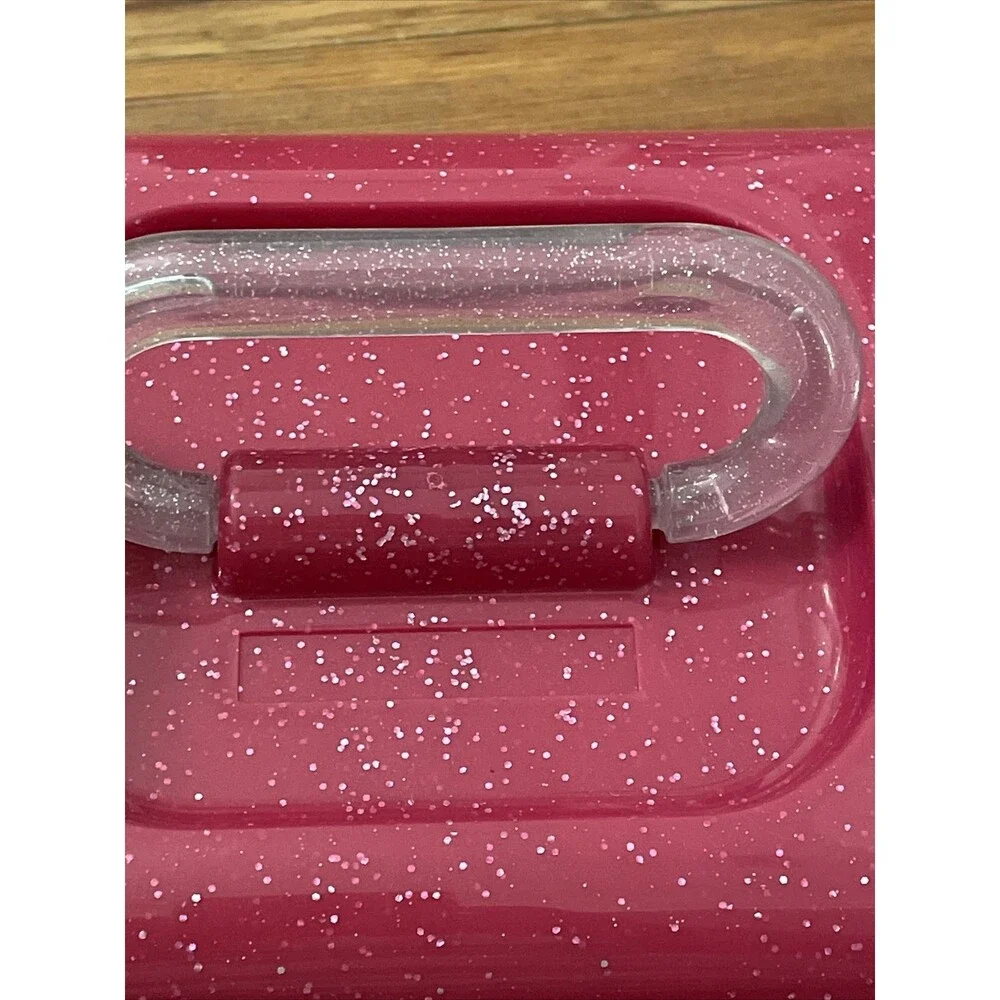 Caboodles On-The-Go Girl Makeup Cosmetic Travel Case Organizer Pink Sparkle
